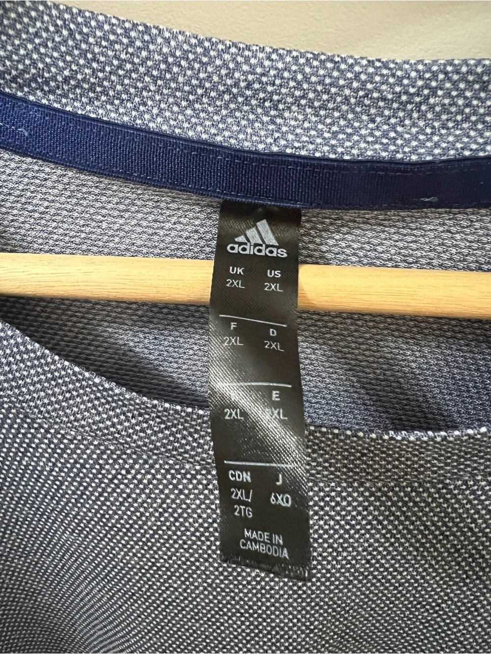 Blue Adidas Shirt